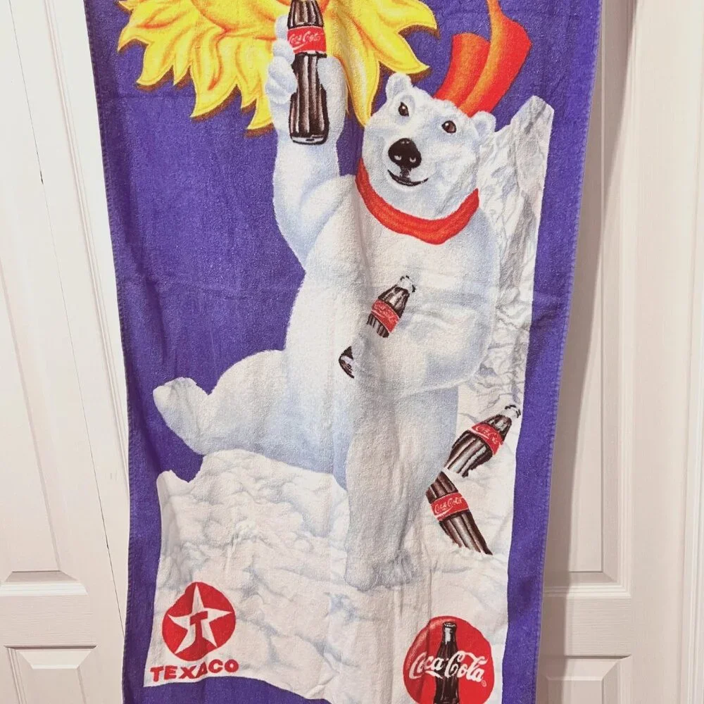 Texaco Oil Vintage Beach Towels-Polar Bear, Sunshine, Coke a Cola-28